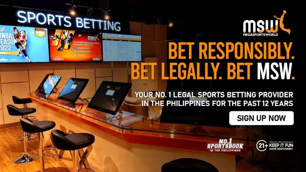 MegaSportsWorld online betting platform for Filipinos